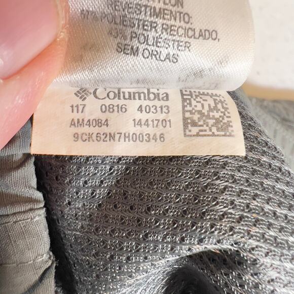 Columbia Omni Shade Cargo Shorts Men 40W Grey Pockets Quick Dry Swim to Golf - Picture 11 of 16